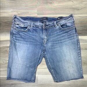 Men's Blue Denim Shorts